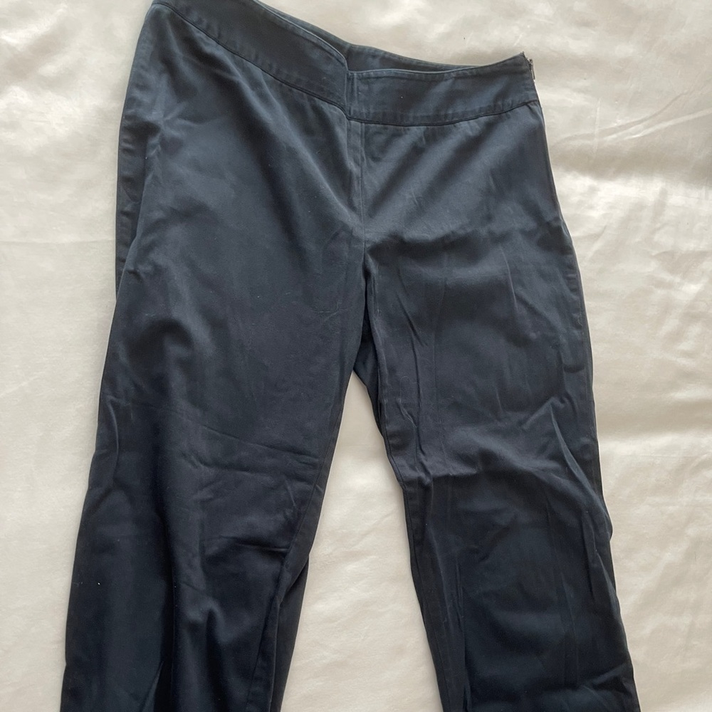Navy Capri Pants